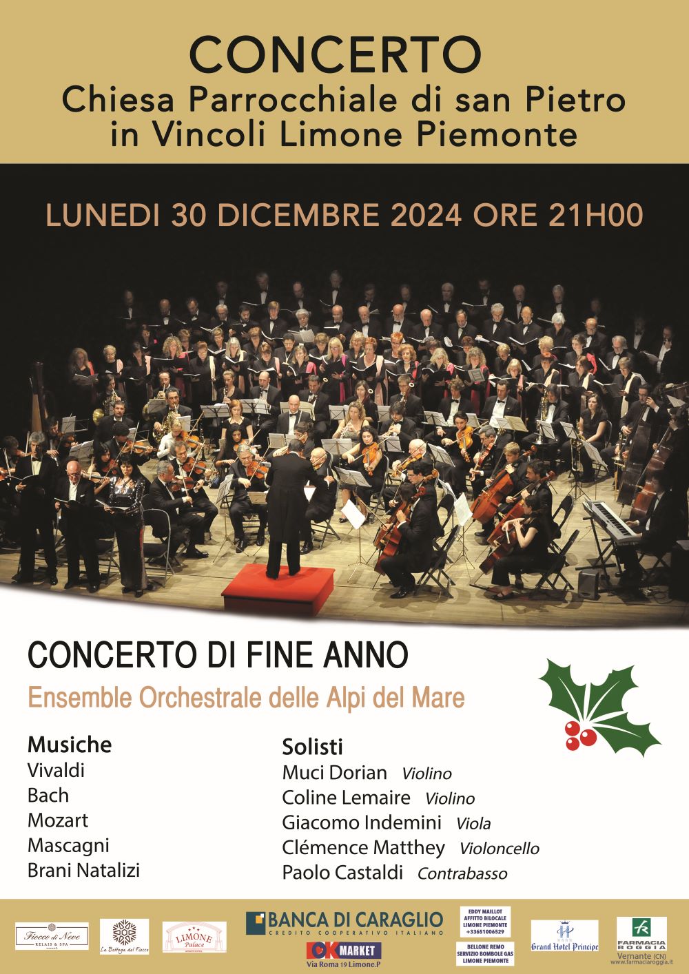 Affiche du concert 2024 de Tende